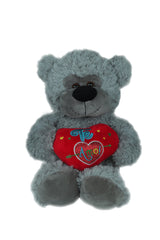 Meteo Bear Holding A Heart (Size 30 Cm)