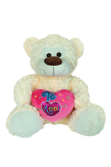 Meteo Bear Holding A Heart (Size 40 Cm)