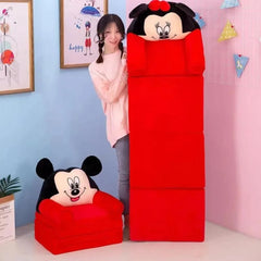 Mickey & Minnie Mouse Chair (Size 120 Cm)