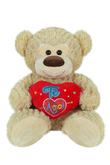 Meteo Bear Holding A Heart (Size 30 Cm)