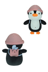 Penguin hat and bag(Size 30 Cm)