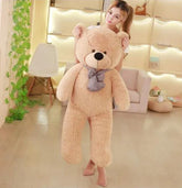 Checkered bow bear (Size 100 Cm)