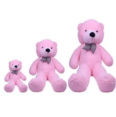 Checkered bow bear (Size 100 Cm)