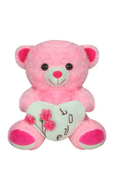 A prominent rose heart bear (Size 25 Cm)