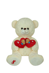 Two heart teddy bear (Size 40 Cm)