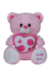 Printed Rose Bear(Size 30 Cm)