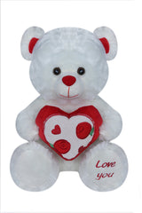 Printed Rose Bear(Size 30 Cm)
