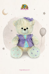 Formal Dress And Bow Bear (Size 40 Cm)