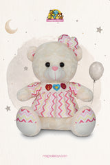Bear dress and tie (Size 40 Cm)