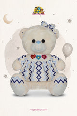 Bear dress and tie (Size 40 Cm)