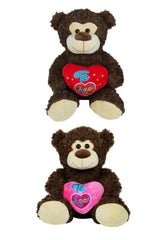 Meteo Bear Holding A Heart (Size 40 Cm)