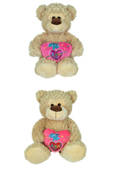 Meteo Bear Holding A Heart (Size 30 Cm)