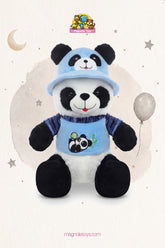 Panda hat and t-shirt (Size 40 Cm)