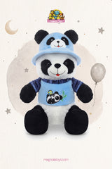 Panda hat and t-shirt (Size 40 Cm)