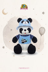 Panda hat and t-shirt (Size 40 Cm)