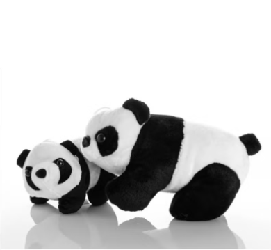 لعبة باندا المحشوة، وسادة الساق، اسفنجية، دمية حيوانية 50سم