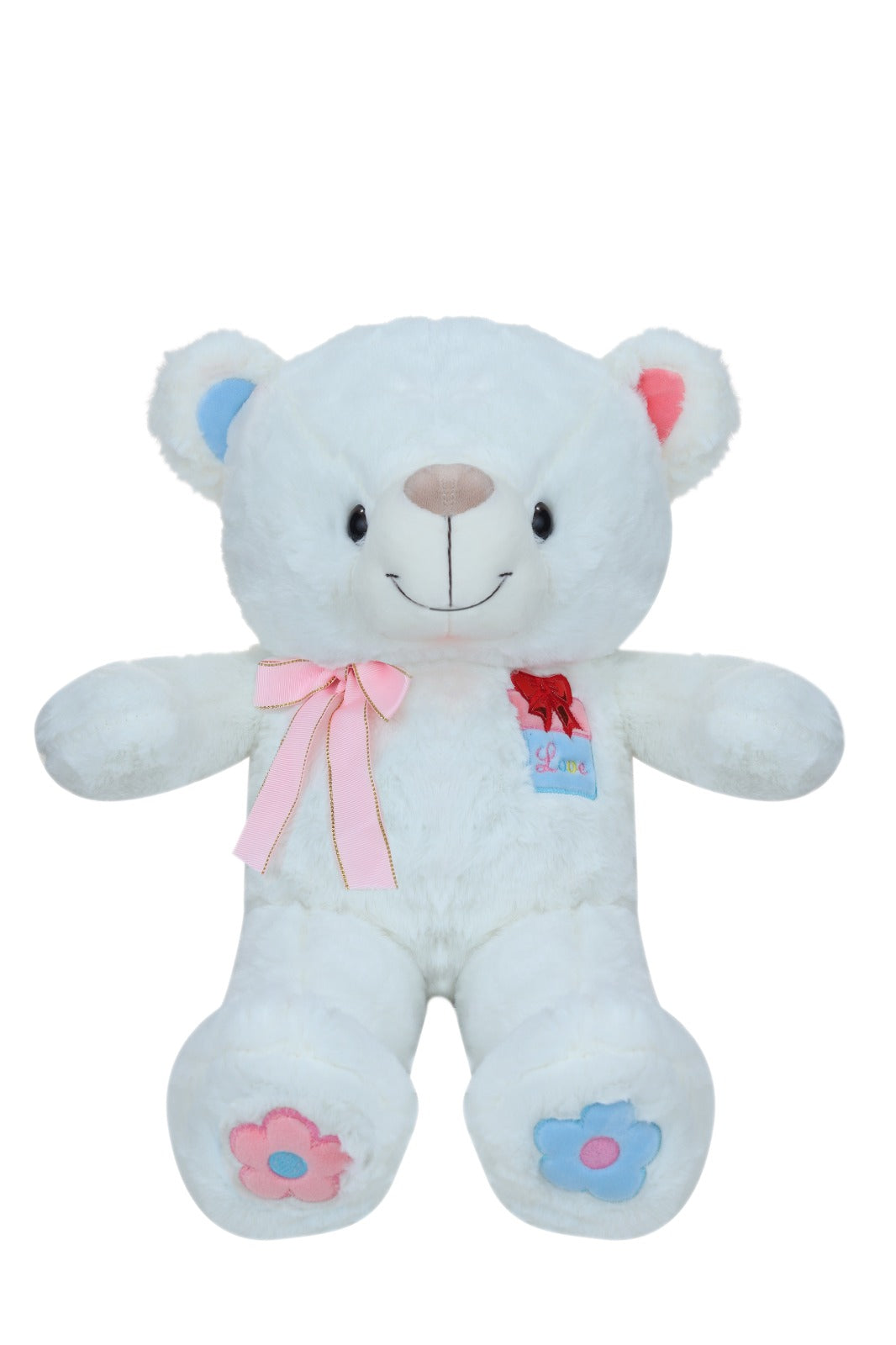 Bear with 2 prominent bows (Size40 Cm)