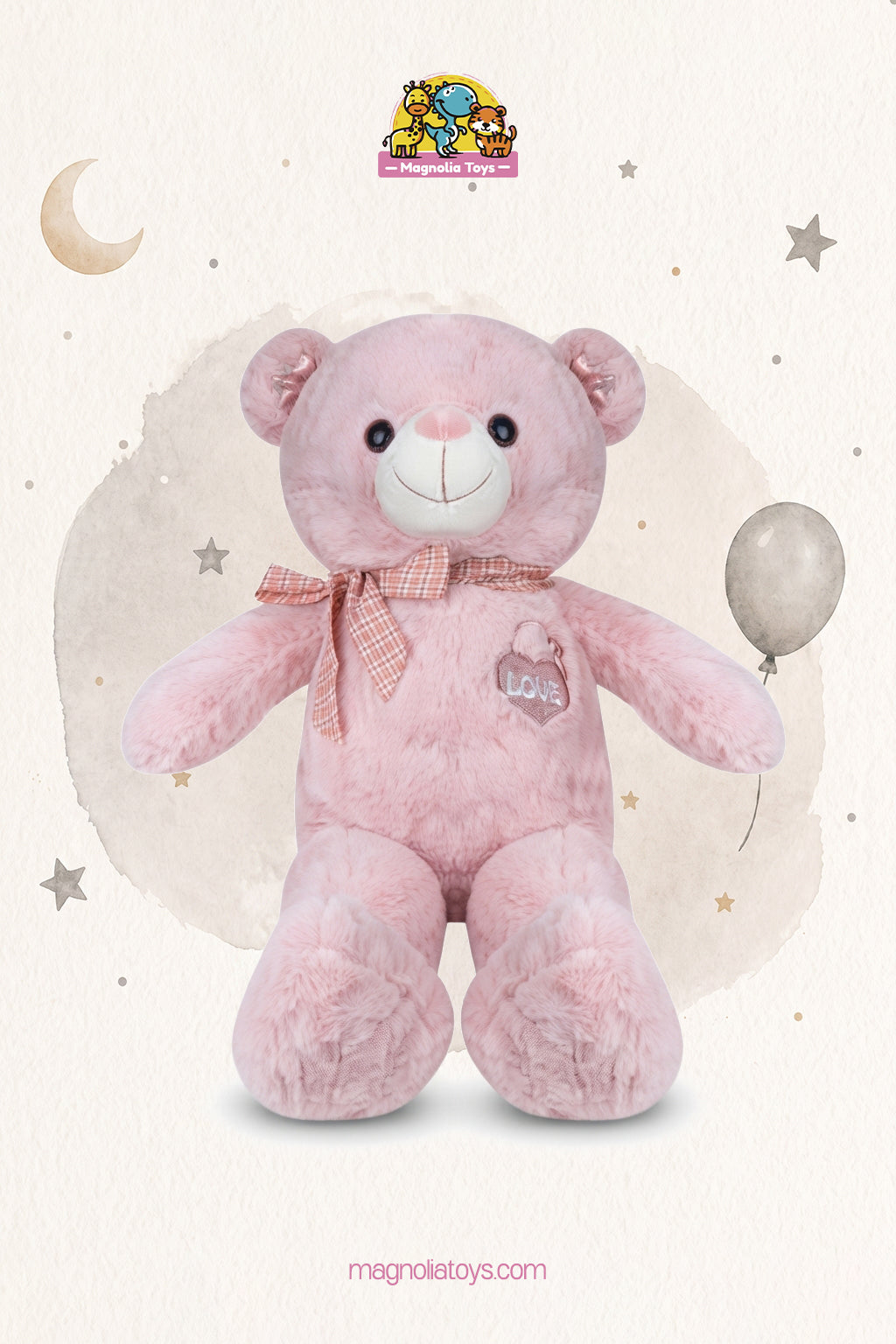 Love bear and tie(Size 75 Cm)
