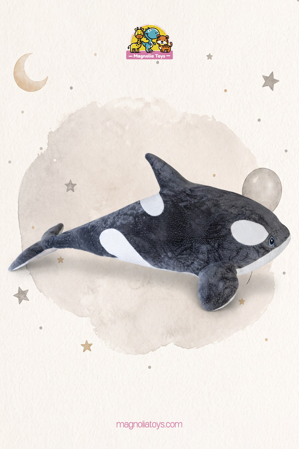 Giant orca whale (Size 100cm)