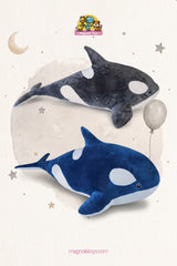 Giant orca whale (Size 100cm)