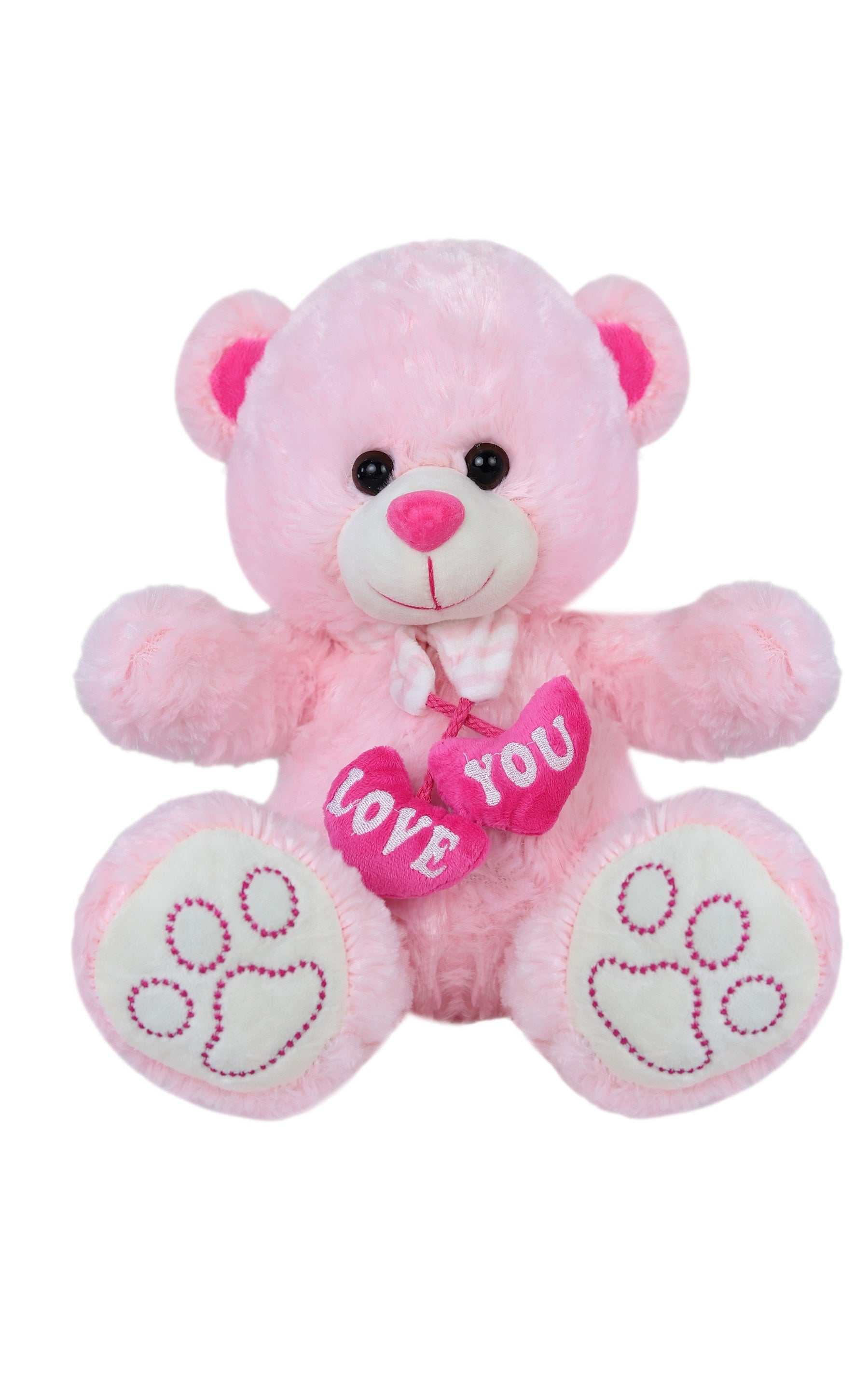 Bear Two hearts and a link (Size 30 Cm)