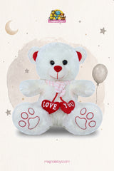 Bear Two hearts and a link (Size 30 Cm)