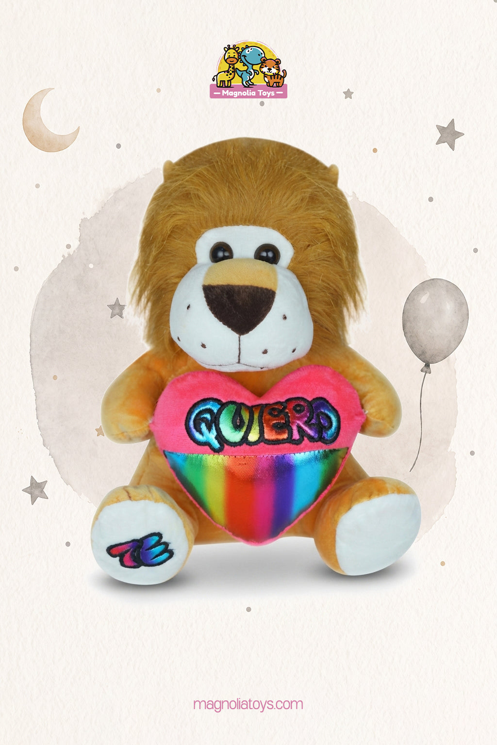 Lion Carries The Heart (Size 30 Cm)