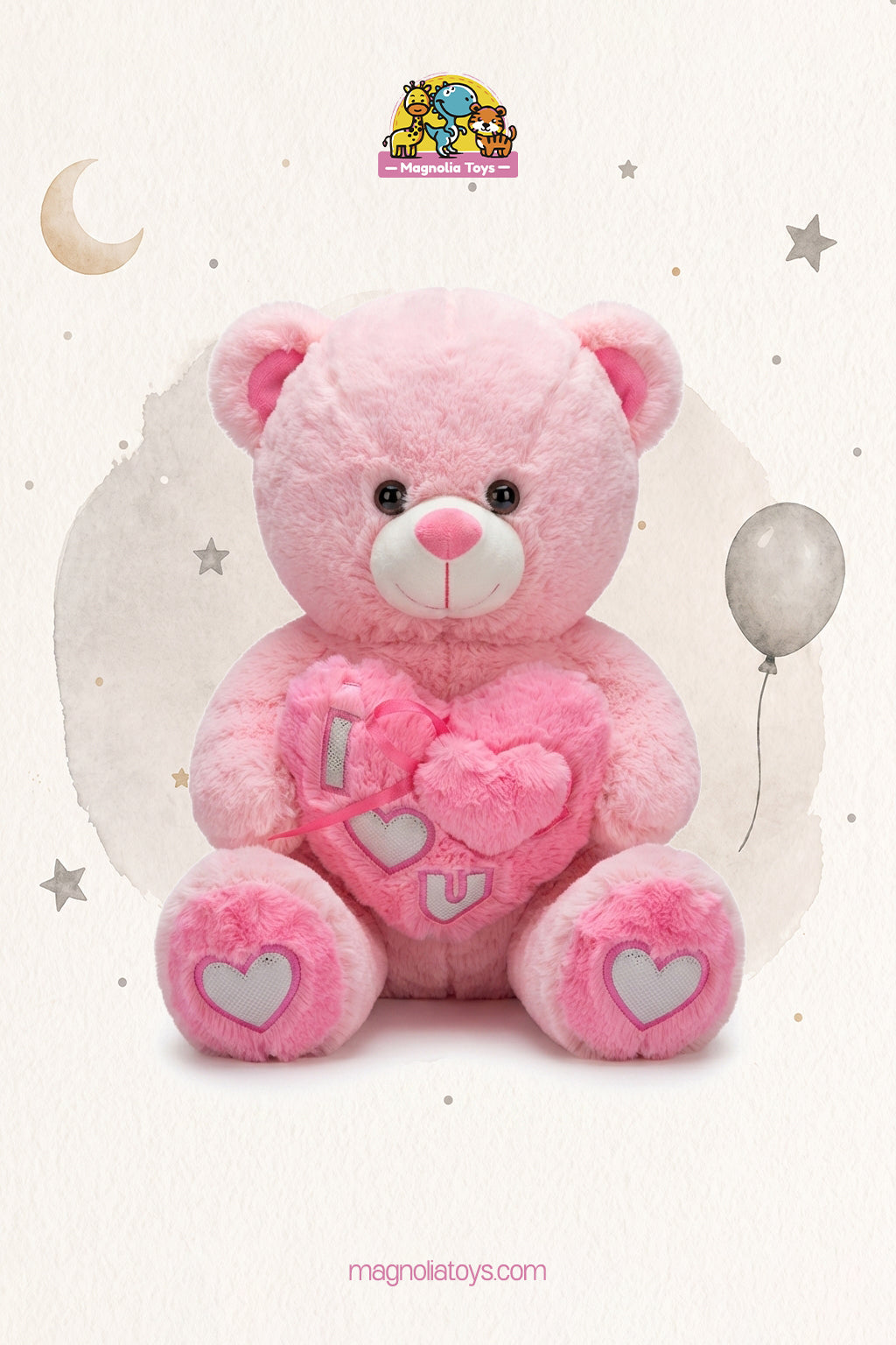 Heart on heart (Size 30 Cm)