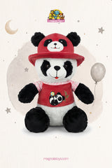 Panda hat and t-shirt (Size 40 Cm)