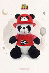 Panda hat and t-shirt (Size 40 Cm)