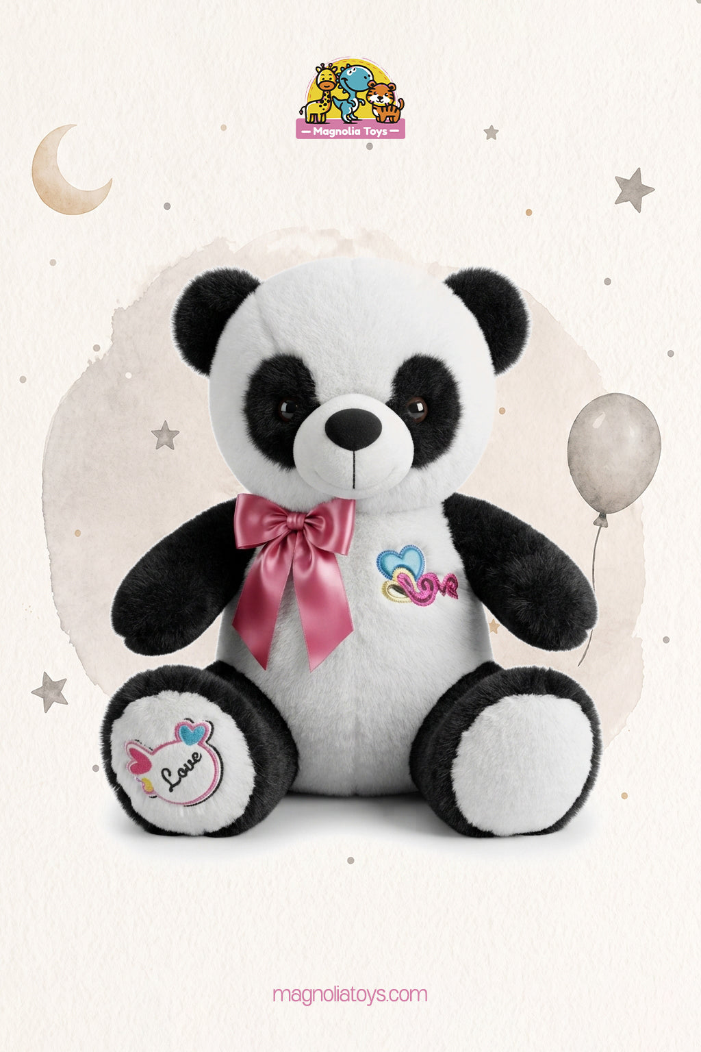 Panda Love Bow (Size50 Cm)